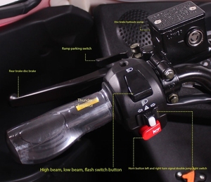 รถสกู๊ตเตอร์สามล้อไฟฟ้าสำหรับผู้โดยสารสูงอายุ - Product Image 5