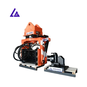 Nieuwe Ontwerp Hydraulische Stapel <span class=keywords><strong>Driver</strong></span> Vibro Hamer Naar Voren Kantelen 90 Graden Heimachine Voor Sy215 Pc200 Pc220 Graafmachine - Product Image 1