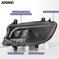 Projecteur LED JUSHUN pour Mercedes-Benz Sprinter W907 19-25, mise à niveau LED, signalisation dynamique, DRL, accessoires de voiture