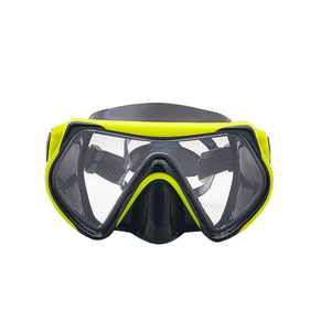 Masque de plongée à double lentille en verre trempé pour adultes, équipement de sports nautiques - Product Image 1