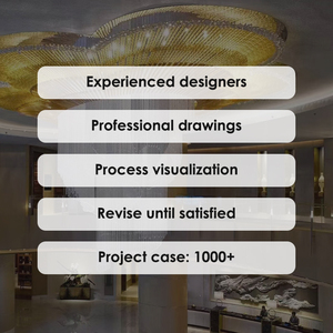 Chất lượng cao K9 Đèn Chùm Pha Lê cho phòng ăn tùy chỉnh biệt thự cầu thang thiết kế điều khiển từ xa tính năng nhà máy trực tiếp - Product Image 3