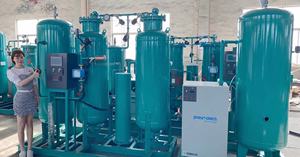 מכונת ייצור חנקן PSA מבוקרת PLC אוטומטית עם משאבה ומנוע, בודק טוהר חנקן לחותך פלזמה - Product Image 2