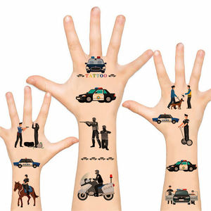 سلسلة تاتو شخصيات الشرطة المؤقتة للأطفال, سلسلة تاتو مخصصة تاتو مؤقت للأطفال ذرع الوجه/ملصقات الوشم ، ملصقات الوشم 160*98 ملم - Product Image 2