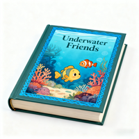Livres d'histoires pour enfants imprimés sur mesure, couverture rigide en couleur, livre pour enfants à partir de PDF