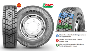 ยางรถบรรทุกเรเดียลขนาด 315/70R22.5 รุ่นใหม่ วัสดุยาง ได้รับการรับรองมาตรฐาน DOT สำหรับตลาดแอฟริกา - Product Image 6