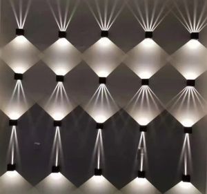 现代时尚铝白黑发光二极管室内外防水12w壁灯卧室壁灯 - Product Image 6