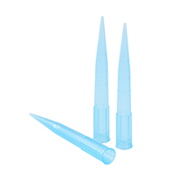 Embouts de pipette jetables bleus 1000 µl, embouts de micropipette en plastique, consommables médicaux, transfert de liquides en laboratoire, test