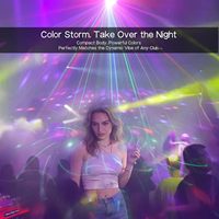 Lumières stroboscopiques disco, lumière laser DJ, lumière de fête LED, décorations de fête avec télécommande pour KTV, bar, boîte de nuit, cadeau d'anniversaire | YSH