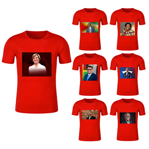 2025 Ecuador Presidential Campaign Custom T-Shirts Unisex Polyester Sublimation Print Fast Delivery Wholesale for Adults - Product Image 6