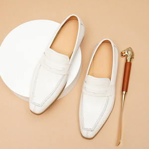 Nouvelles Bottes Classiques de Designer pour Hommes en Cuir Véritable Automne Hiver 2025 – Confortables, Imperméables, Antidérapantes, à Enfiler, pour le Travail - Product Image 4