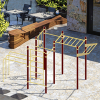 Equipo de Gimnasio de Acero para Exteriores para Adultos, para Entrenamiento en el Patio Trasero, Calle y Parque