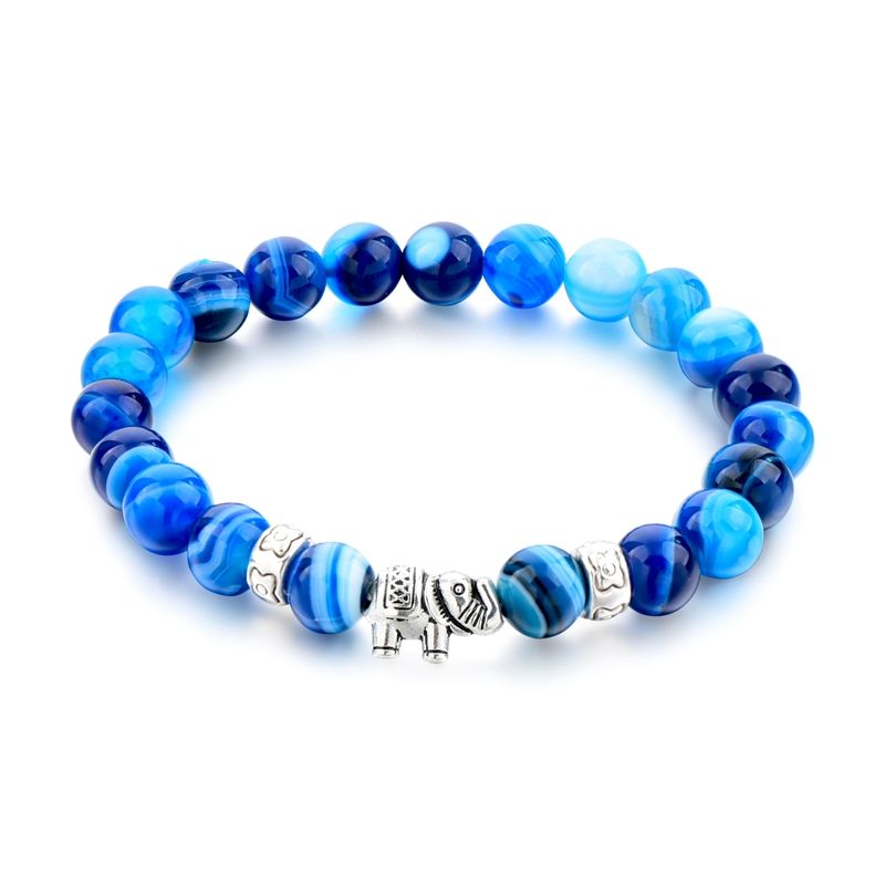 blue strip agate