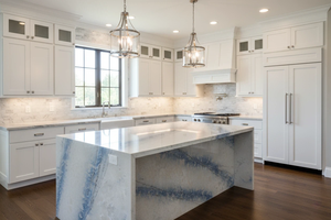 VIETNAM HIGH-END ARTIFICIAL QUARTZ CALACATTA SKY <b>MIRROR</b> BIG SLAB MODERN HOTEL BATH ROOM KITCHEN HEAT RESISTANT HOSPITAL - Product Image 6