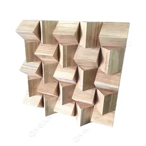 Sound Diffuser Ceiling Theater Solid Wood Acoustic Panel Skyline Acoustic Diffuser Plates Studio Soundproofing