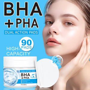 Lingettes Toniques <span class=keywords><strong>Visage</strong></span> Personnalisées pH 5.5 BHA & PHA Essence – Réparation Acné, Contrôle Sébum, Réduction Pores, Hydratantes, Exfoliantes - Product Image 2