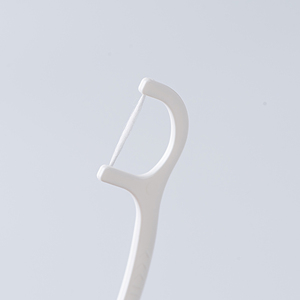 Bâtonnets de fil dentaire jetables blancs plats, paquet de 100 pièces, cure-dents portables, fournitures quotidiennes d'hygiène bucco-dentaire - Product Image 3