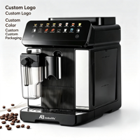 Machine à café électrique automatique pré-infusion avec moulin intégré, unité de brassage détachable, commande à une touche pour plusieurs types de café