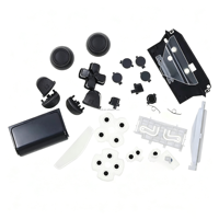 Boîtier complet noir DIY pour manette PS4 Playstation 4, coque de protection complète pour PS4 JDS-030 JDM 030