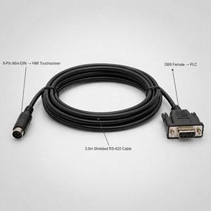 HMI PLC สายเคเบิลสื่อสาร FX-50DU-CABO GT01-C30R4-8P RS-422 สำหรับ GOT1000 F940 FX ซีรีส์ - Product Image 1