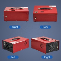 Compresseur d'air PCP portable SolidTop 12V DC 4500PSI, moteur et pompe 30MPa/300bar 110V 220V, sans huile, arrêt automatique, plongée sous-marine