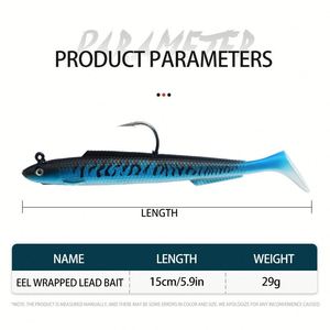 Topline 15cm30g  Leurre de pêche à la <span class=keywords><strong>carpe</strong></span>, tête de jig en plomb, leurre souple, leurre de pêche, swimbait, appât artificiel, pêche en mer - Product Image 6