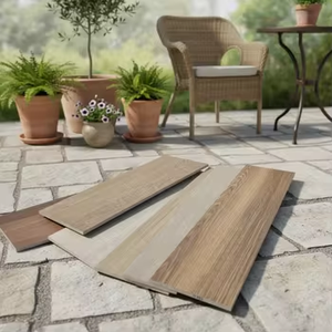 Carreaux muraux et de sol en céramique imitation bois 200x1200mm, finition mate, design moderne, antidérapants, résistants à la chaleur, durables pour hôtel - Product Image 4