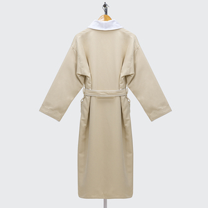 ชุดเสื้อคลุมอาบน้ําโรงแรมและสปาผ้าฝ้ายปักนุ่มหรูหรา - Product Image 5