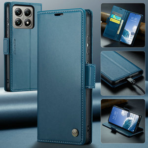 2025 RFID Venta caliente para Xiaomi 14T Pro 13T 12T 11t Funda de teléfono tipo billetera Titular de tarjetas de cuero de alta calidad para Xioami 14t Pro Case - Product Image 1
