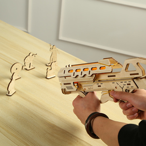 Modèle <span class=keywords><strong>mécanique</strong></span> de pistolet Alpha V1 fabriqué <span class=keywords><strong>en</strong></span> Chine, <span class=keywords><strong>puzzle</strong></span> <span class=keywords><strong>en</strong></span> <span class=keywords><strong>bois</strong></span> <span class=keywords><strong>3D</strong></span> à assembler - Product Image 4