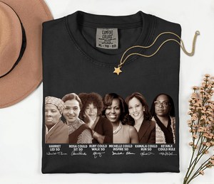 T-Shirt da Donna Comfort Colors, Girocollo, Manica Corta, 100% Cotone, Stampa Black History Month, Abbigliamento Empowerment - Product Image 1