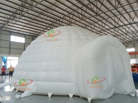Dôme igloo gonflable portable avec éclairage LED, certifié CE/TUV, couleur personnalisable pour activités commerciales et fêtes en plein air