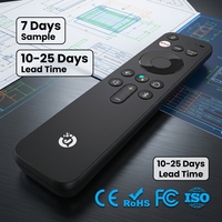 RCT3016 Centro de Entretenimiento Definitivo, Control Remoto de 19 Teclas con Código de Aprendizaje, Alcance de 20 m para TV/Proyector y Sistemas de Cine en Casa