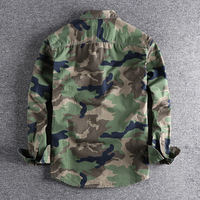 Chemises décontractées pour jeunes hommes, style camouflage cargo, haute qualité, durables, pour la randonnée, le sport et le quotidien, avec poches - Vente en gros