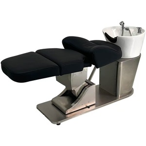 Sillón Eléctrico de Lavado de Cabello para Salón, Cama Elevadora para Lavado de Cabeza, Estación de Lavado de Cabello, Mobiliario para Salón de Belleza y Barbería - Product Image 1