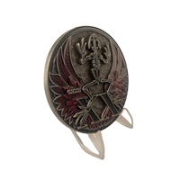 Kostenlose Musteranfertigung: 3D Vergoldete Metall-Gedenkmünze mit Emaille-Logo, Modernes/Traditionelles Design, Individuelle Größe & Dicke