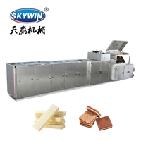 Ligne de production de biscuits gaufrettes à haut rendement, machine à gaufrettes automatique, autres machines à snacks, sortie d'usine