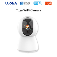 Caméra IP Intérieure Sans Fil HD 4MP Tuya Smart Life avec Suivi Automatique des Personnes, Interphone Bidirectionnel, Vision Nocturne IR Couleur pour Protocole