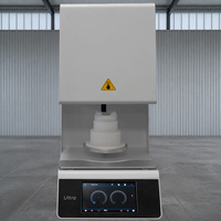 Four de frittage dentaire programmable à haute température 1700°C pour zircone et glaçure, avec écran tactile
