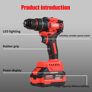 Kit de perceuse électrique sans fil de haute qualité perceuse à percussion électrique batterie Li-ion OEM pris en charge perceuse multifonction LDD06 - Product Image 4