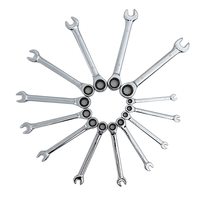Berrylion 8-32mm Crv Usa Style clé combinée à extrémité ouverte clé combinée anneau ouvert clé combinée outils à main ménagers