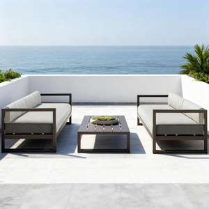 Meubles <span class=keywords><strong>de</strong></span> jardin, canapé d'extérieur en aluminium modulaire, ensembles <span class=keywords><strong>de</strong></span> jardin, canapé <span class=keywords><strong>de</strong></span> <span class=keywords><strong>salon</strong></span> d'extérieur <span class=keywords><strong>de</strong></span> luxe, canapé modulaire d'extérieur - Product Image 3