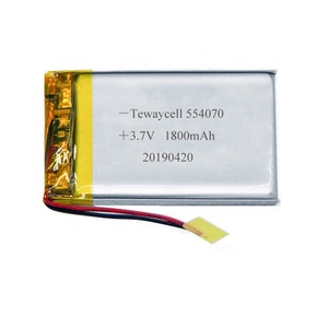 High capacity 3,7 v 1800mah lipo 554070 lithium polymer rechargeable battery - Product Image 2