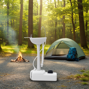 Fregadero Portátil para Lavado de Manos, Capacidad de 20-45 Galones, Material PP Multifuncional, Producto para Baño y Camping - Product Image 2
