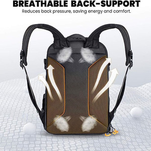 Buena mejor pequeño negro 25L lona impermeable <span class=keywords><strong>senderismo</strong></span> Cámara equipo <span class=keywords><strong>mochila</strong></span> para llevar en DSLR digital SLR lente con soporte para trípode - Product Image 5