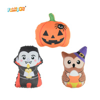 Jouet en peluche grinçant pour chiot, design amusant sur le thème d'Halloween, personnalisé par le fabricant Famipet, ensemble de jouets couineurs pour chien