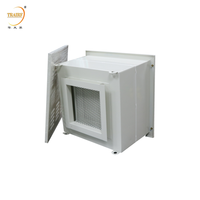 Boîtier terminal HEPA haute efficacité pour sortie d'air frais avec filtration des particules de 0,3 m et débit de 0,3~0,6 m/s