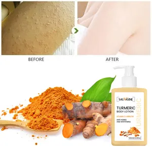 Safe Ingredients Brightening and whitening skin Not Greasy Anti Acne Turmeric cream Improve Rough Skin Turmeric Body Lotion