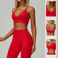 FH Vêtements de sport en gros : Veste de sport grande taille, vêtements de gym sans couture, leggings et ensembles soutien-gorge de yoga pour femmes