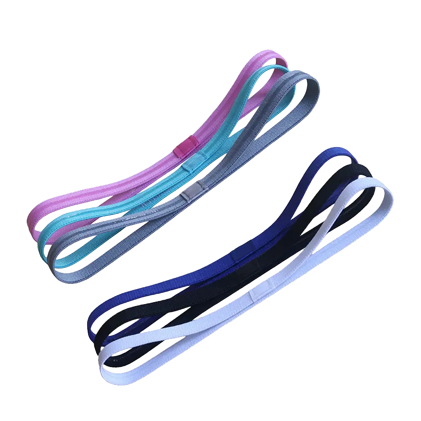 Groothandel goedkope fashion custom elastische hoofdband ontwerp logo gedrukt hoofdband