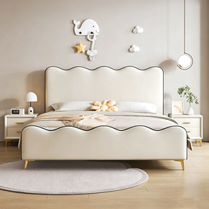 <span class=keywords><strong>Letto</strong></span> in Pelle Bianco Crema con Sollevamento Idraulico e Cassetti <span class=keywords><strong>Laterali</strong></span> <span class=keywords><strong>per</strong></span> Camera da <span class=keywords><strong>Letto</strong></span> Familiare - Product Image 5